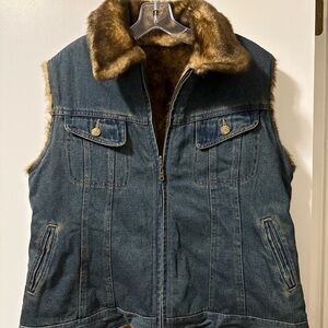 Esprit Blue Denim Jacket with Button Detail